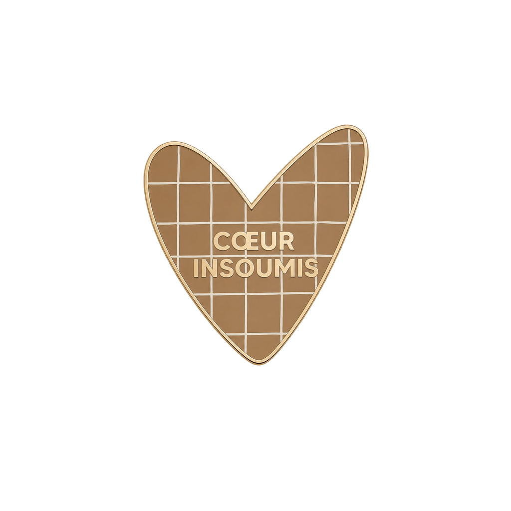 Pin's cœur insoumis