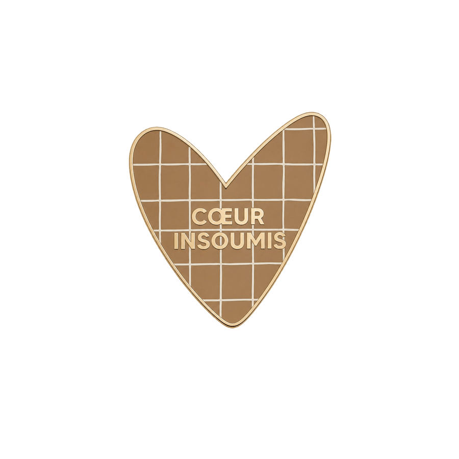 Pin's cœur insoumis