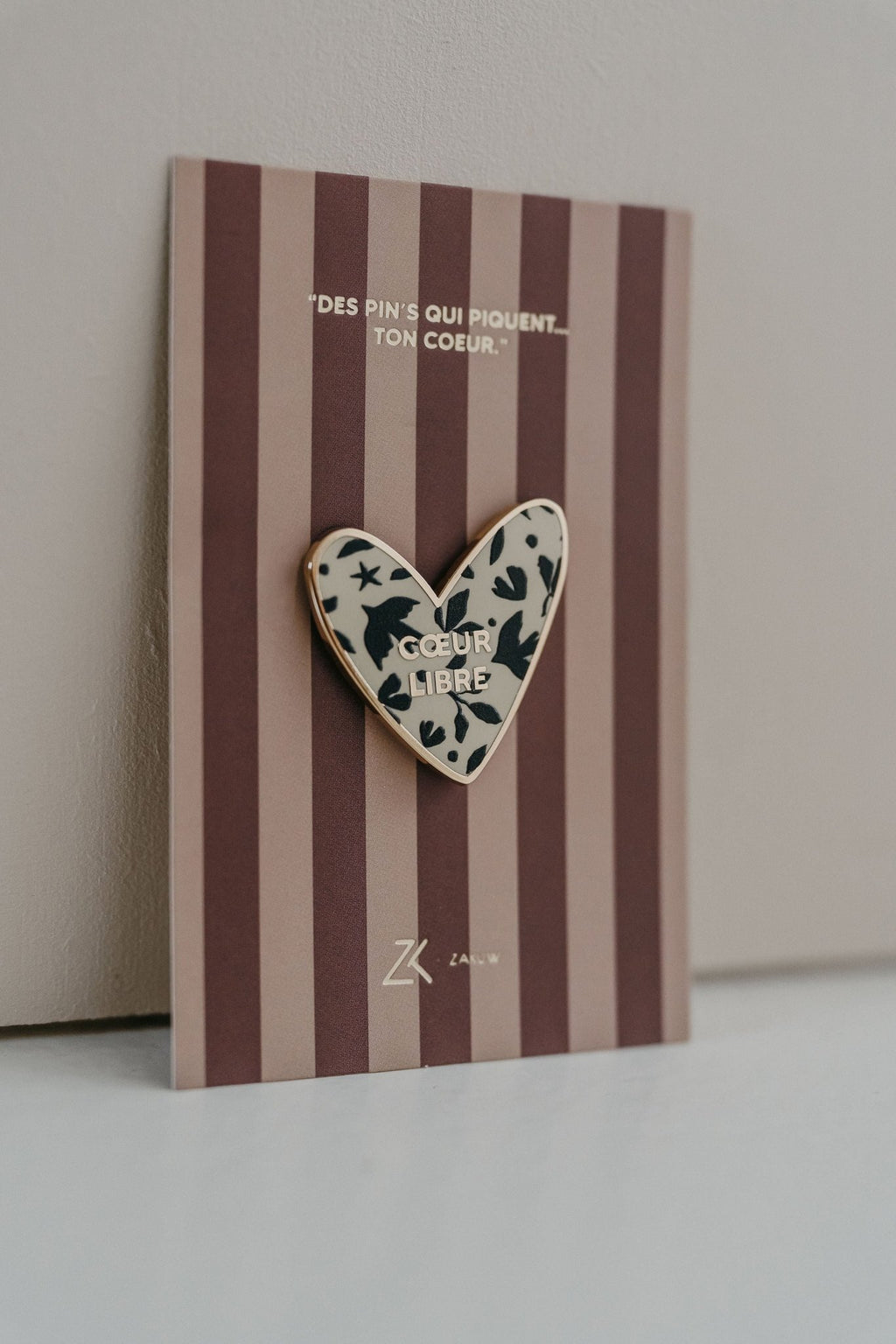 Pin's Coeur "Libre" - Zakuw