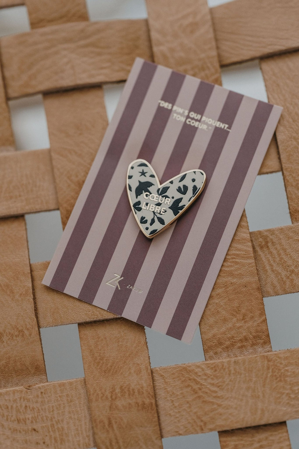 Pin's Coeur "Libre" - Zakuw