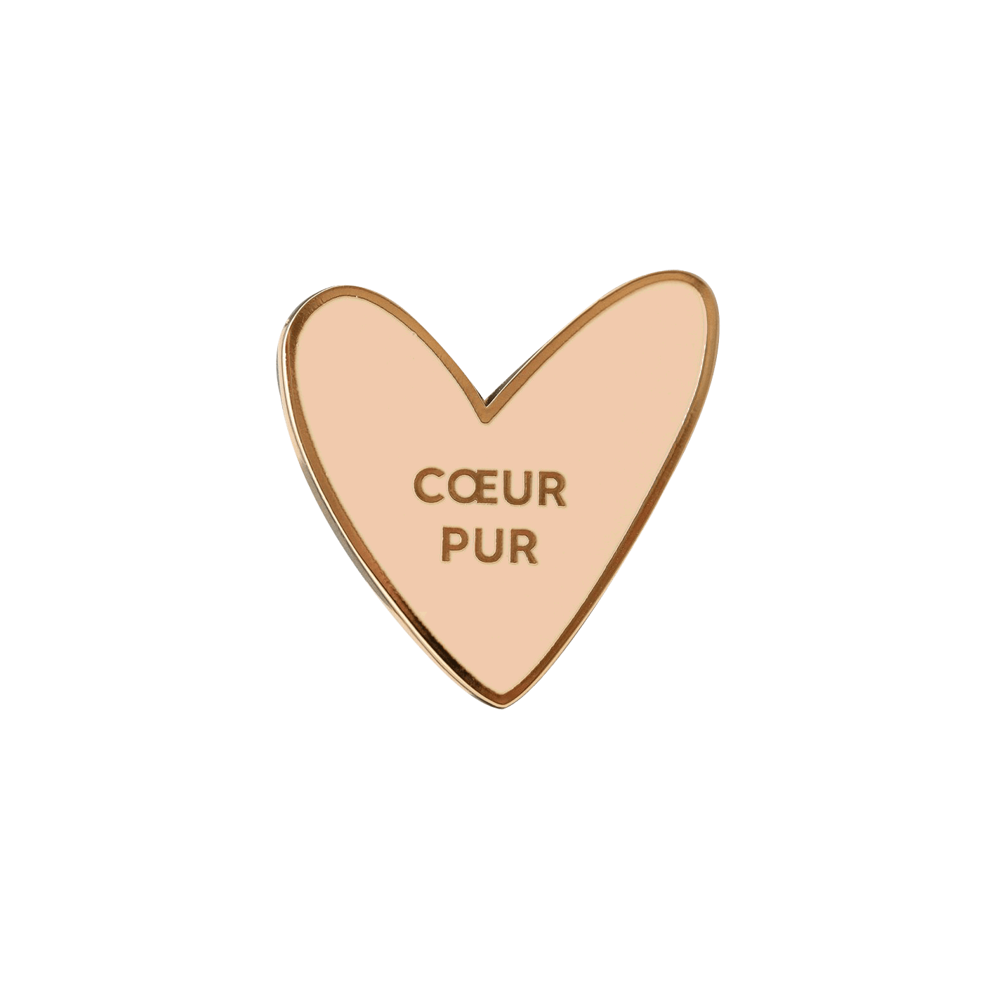 Pin's cœur pur