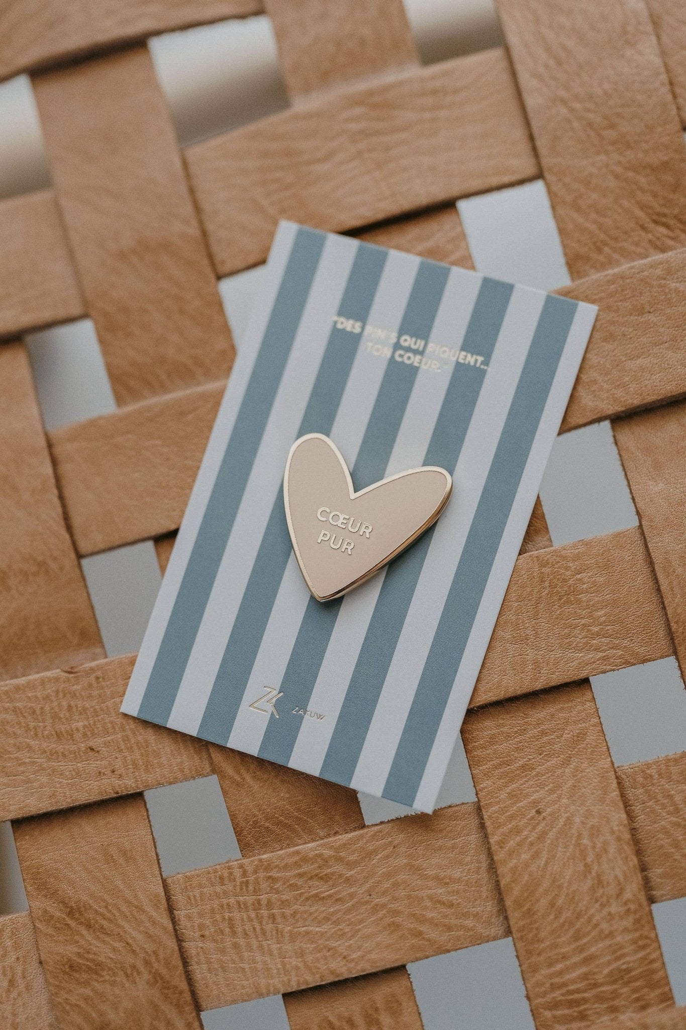 Pin's cœur pur