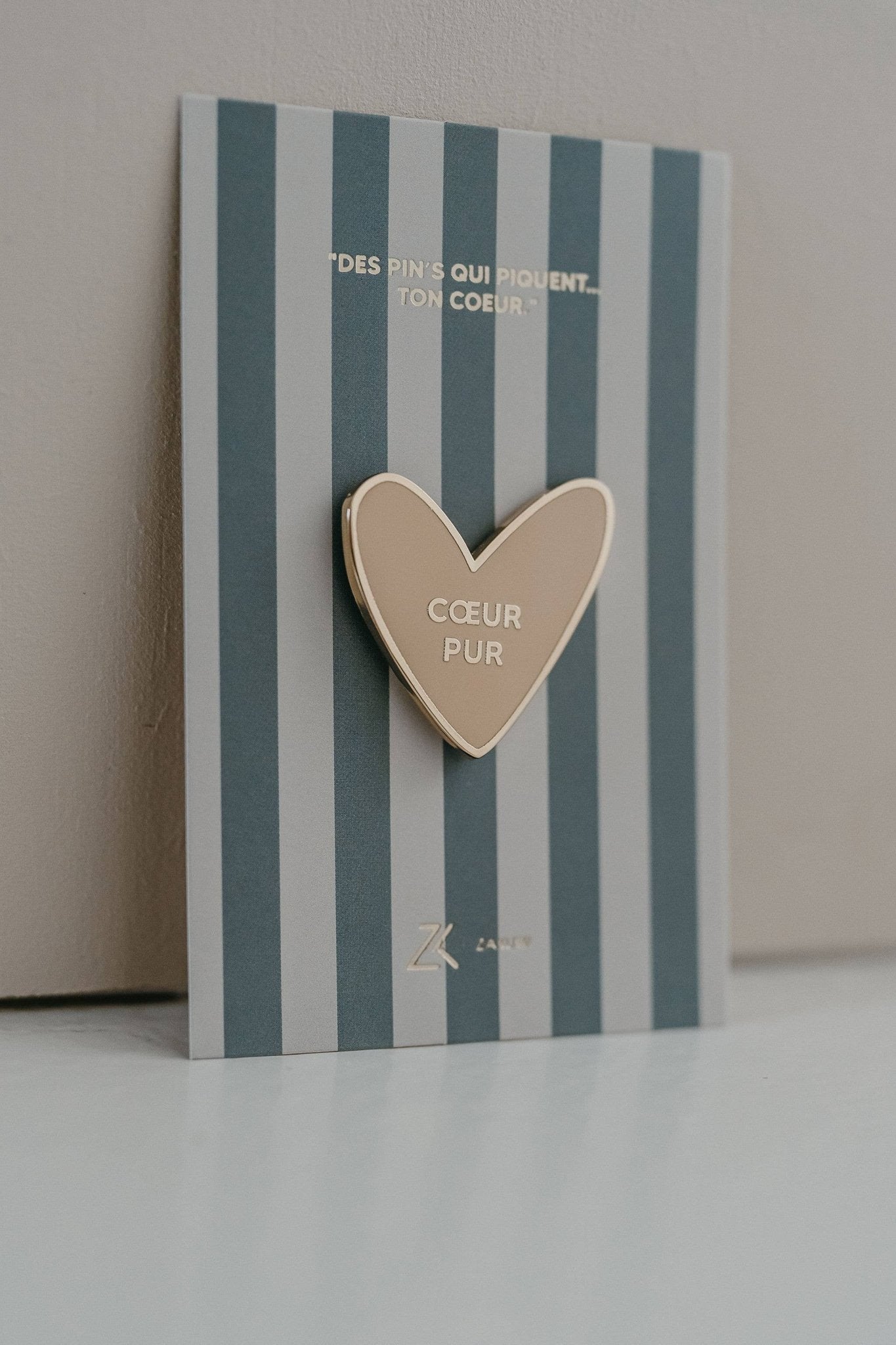 Pin's cœur pur