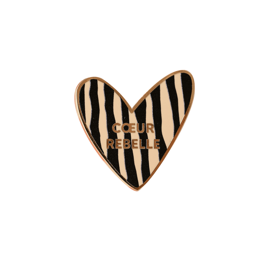 Pin's coeur "Rebelle"