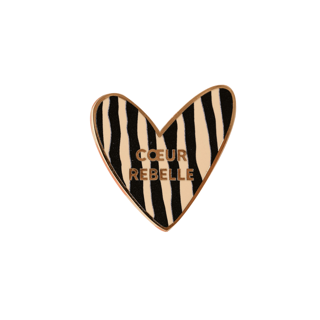 Pin's coeur "Rebelle" - Zakuw