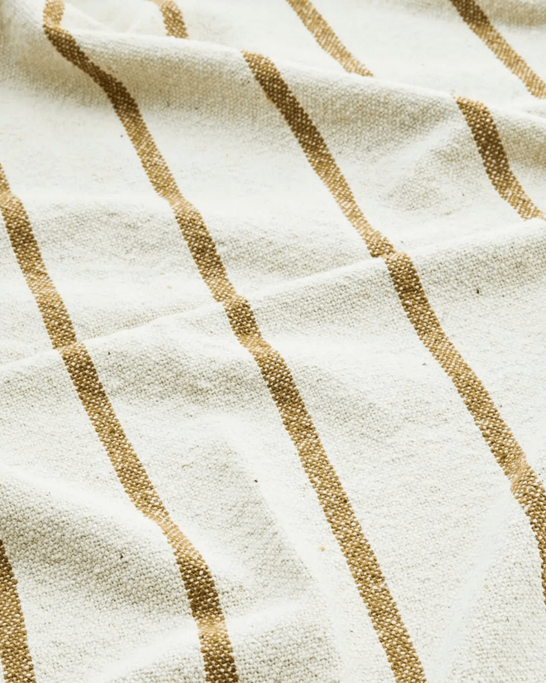 Plaid beige en coton recyclé - madam stoltz - Lili Margaret