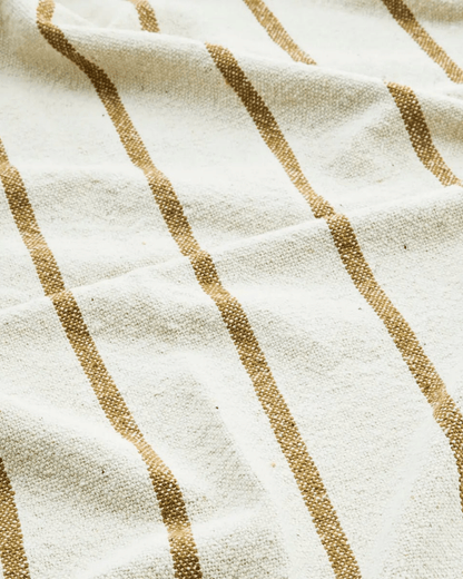 Plaid beige en coton recyclé - madam stoltz - Lili Margaret