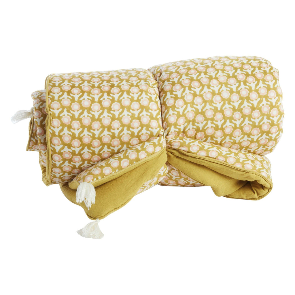 Plaid matelassé Isha Olive