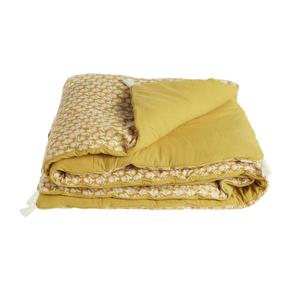 Plaid matelassé Isha Olive