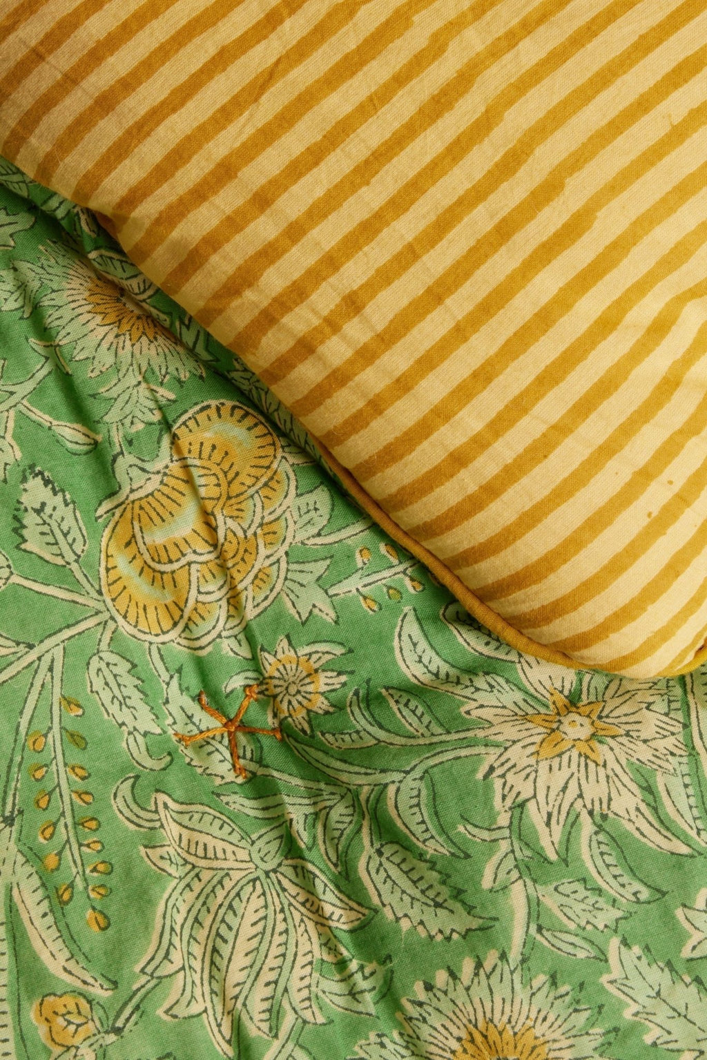 Plaid matelassé Nerhu Vert