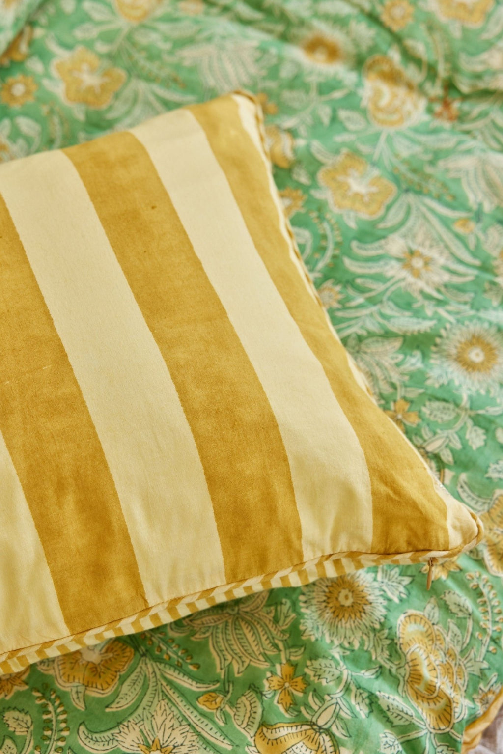 Plaid matelassé Nerhu Vert