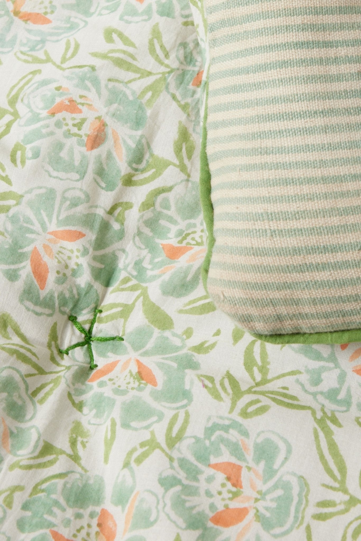 Plaid matelassé Petunia Bleu