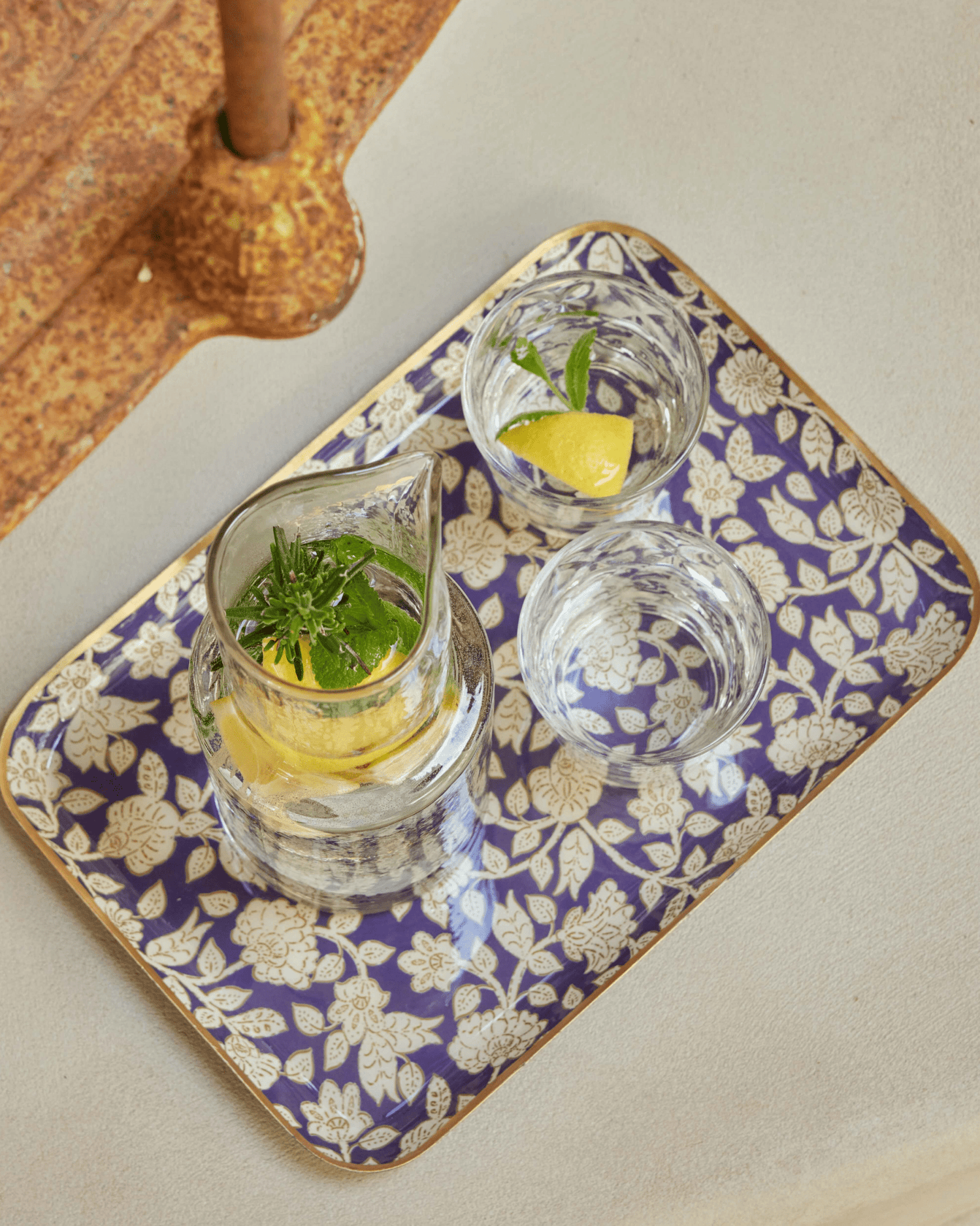 Plateau aperol jaya violine - Bonheur du Jour - Lili Margaret