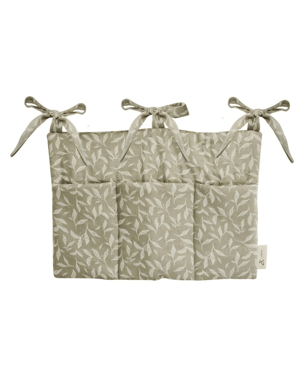 Pochette de lit bébé en coton motif leaves - zakuw