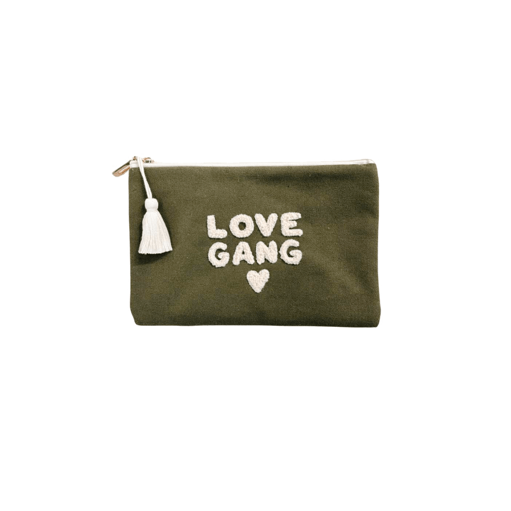 Pochette en tissu femme "love gang" - zakuw