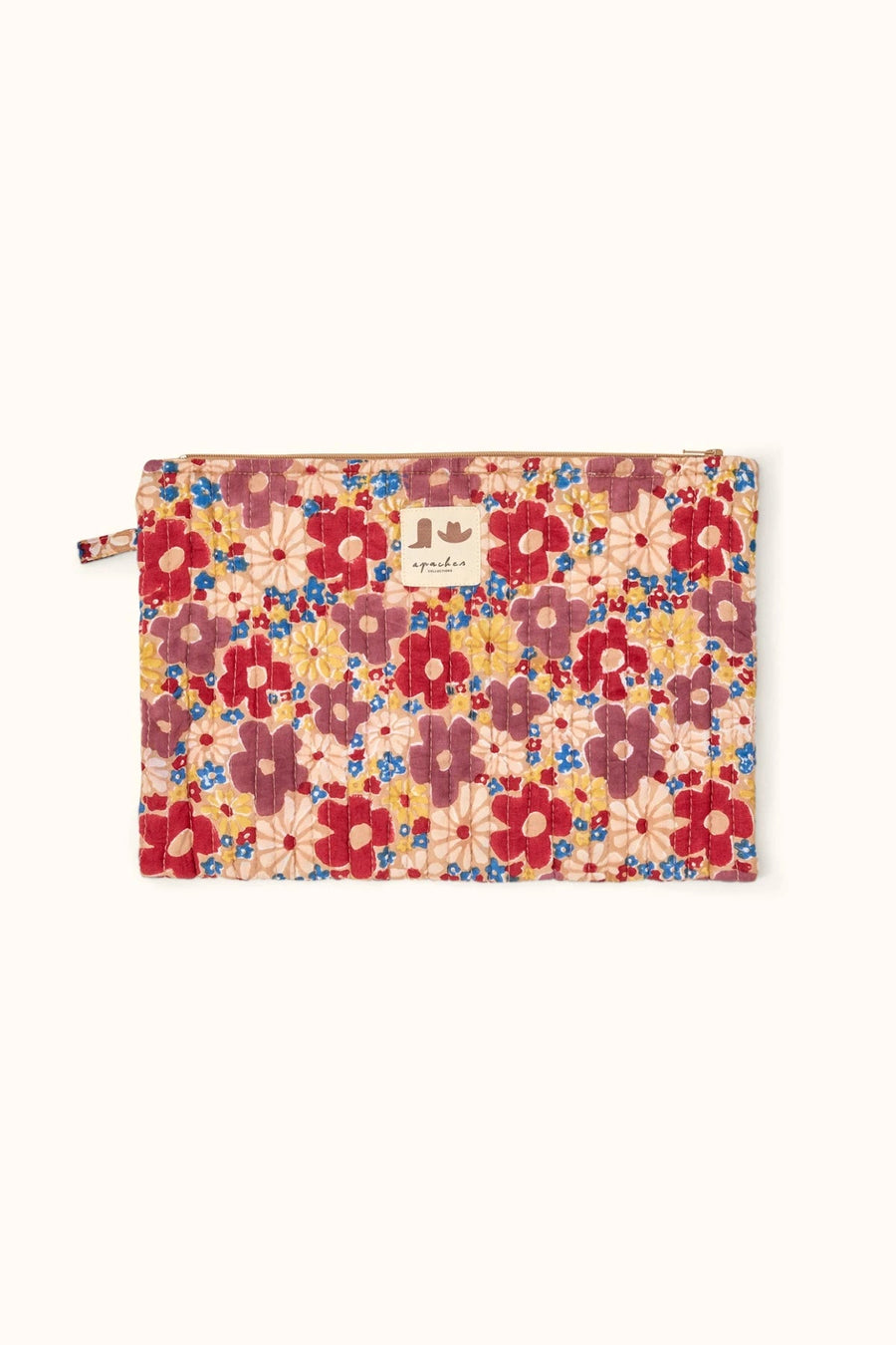 Pochette matelassée coton fleuri Sana Janie Brown