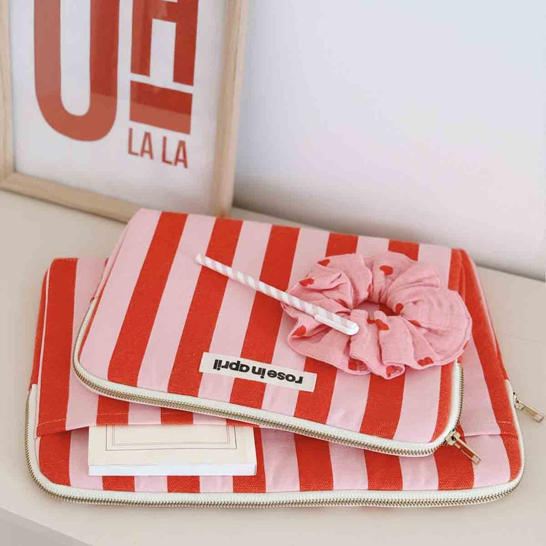 Housse Pour Ordinateur Portable Crâne rose et os Housse Pour Ordinateur Portable Crâne rose et os