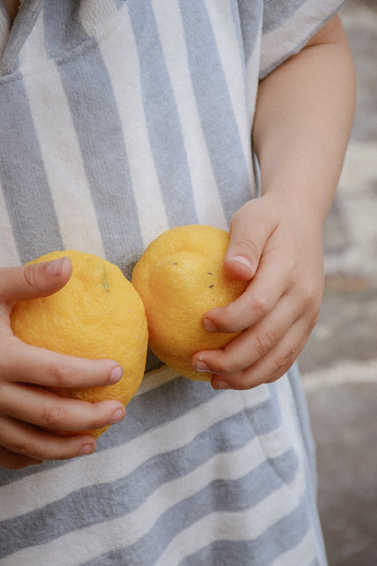 Poncho de bain enfant bleu ciel - Rose in April - Lili Margaret