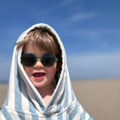 Poncho de bain enfant bleu ciel - Rose in April - Lili Margaret