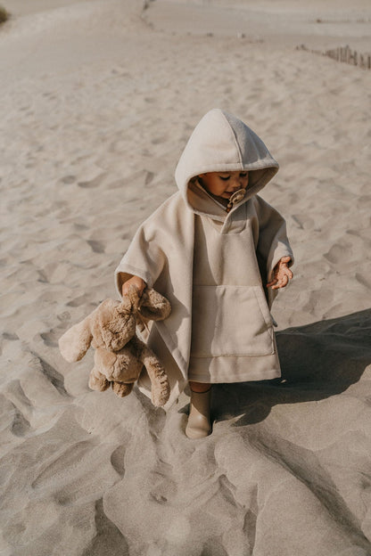 Poncho hiver enfant beige - zakuw - Lili Margaret