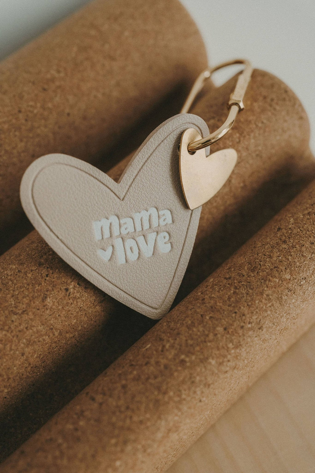 Porte - clé cœur Mama love