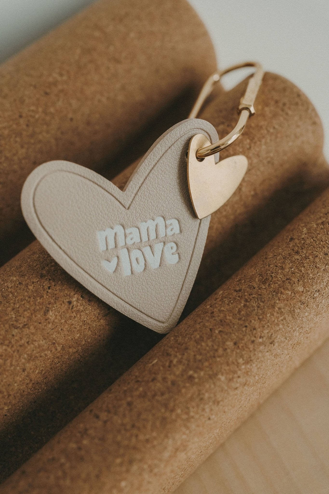 Porte - clé cœur Mama love