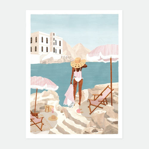 Poster affiche dessin aquarelle – illustration décorative italie all the ways to say