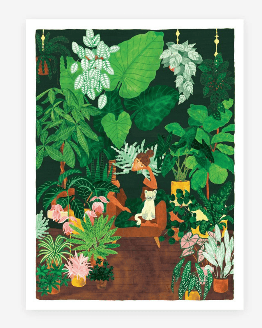 Affiche nature botanique - Poster mural plantes et verdure