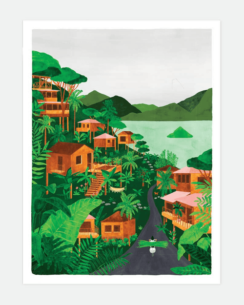 Affiche nature paysage jungle - all the ways to say