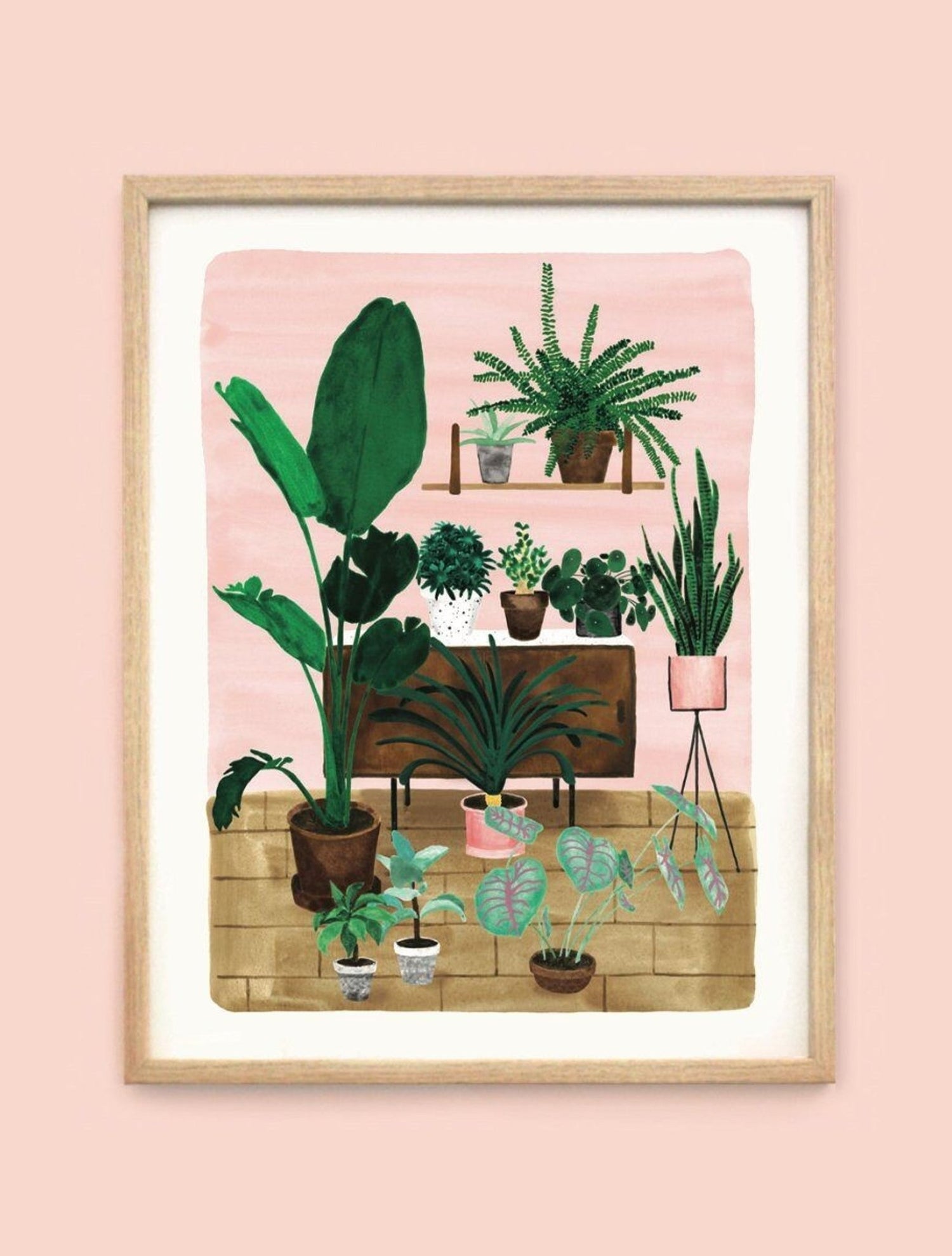 POSTER PLANTES VERTES – ILLUSTRATION DÉCO TROPICALE all the ways to say - Lili Margaret