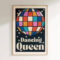 Poster rétro disco Dancing Queen - Inoui