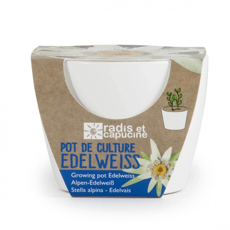 POT DE CULTURE EDELWEISS - Radis et Capucine