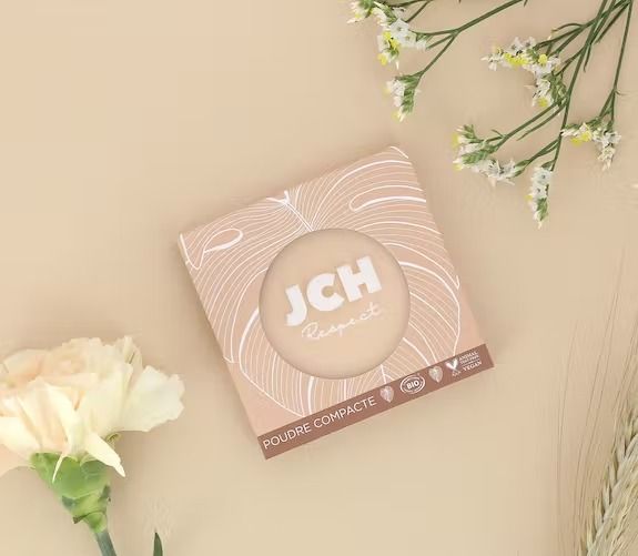 Poudre compacte clair certifiée bio - jch respect