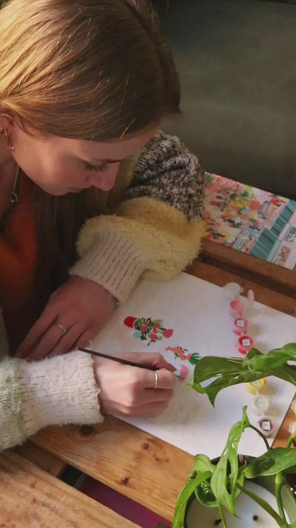 Peinture à numéro Flower Market - La petite épicerie