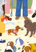 Sortir le chien - Mini puzzle 100 pièces fabriqué en France