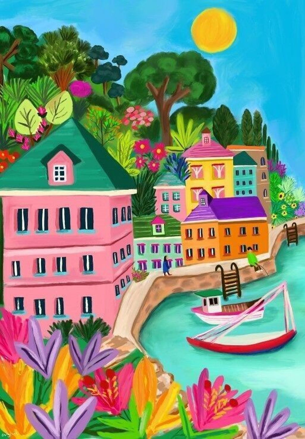 Puzzle ville du monde adulte polperro