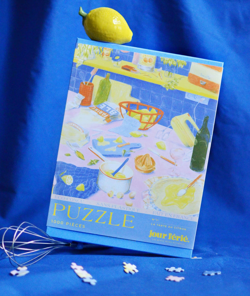 Puzzle 1000 pièces "La tarte au citron" - Jour férié