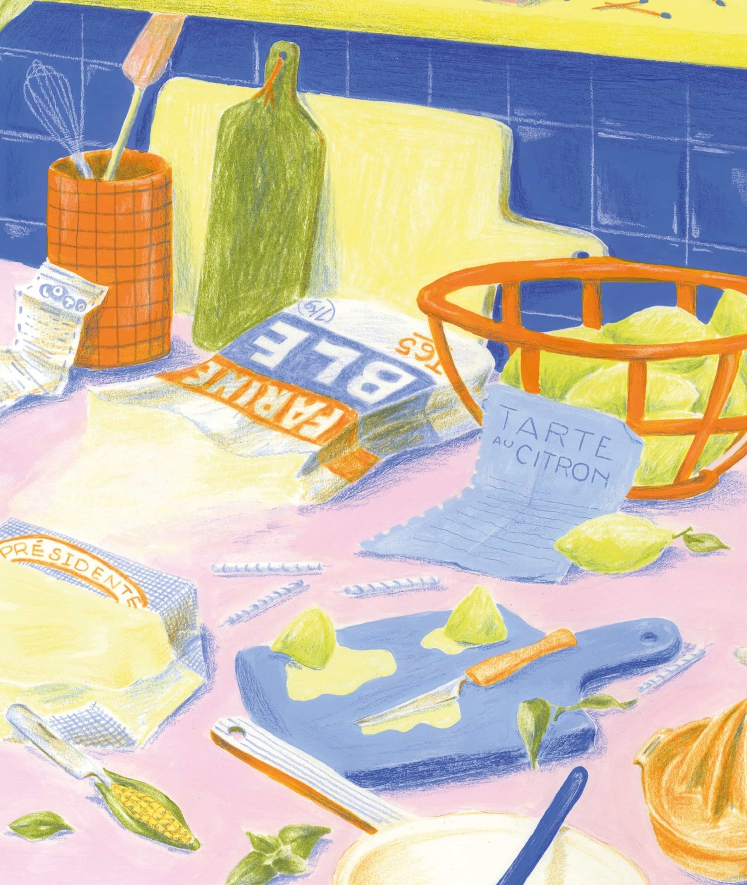 Puzzle 1000 pièces &quot;La tarte au citron&quot; - Jour férié - Lili Margaret