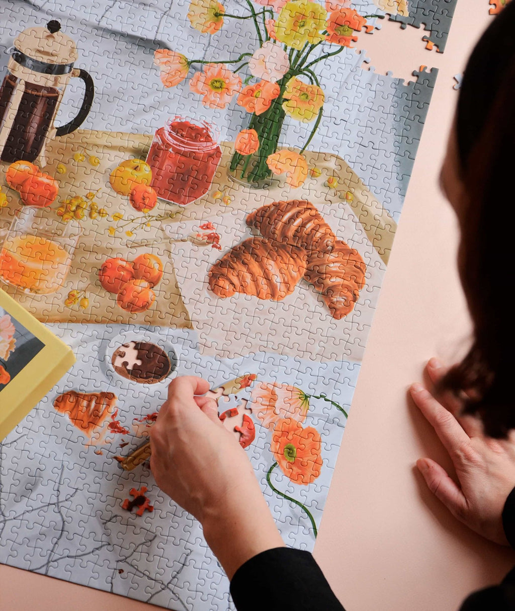 Puzzle 1000 pièces "L'orée du matin" - Jour férié