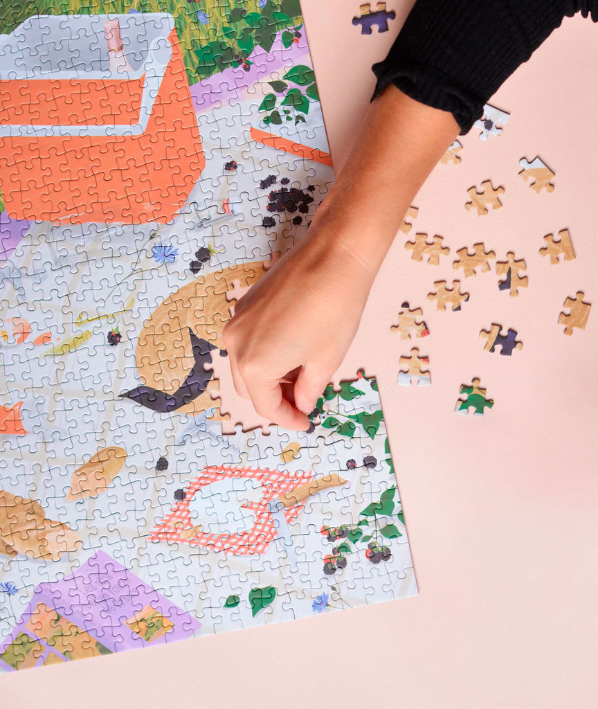 Le casse-croûte - Puzzle 1000 pièces fabriqué en France