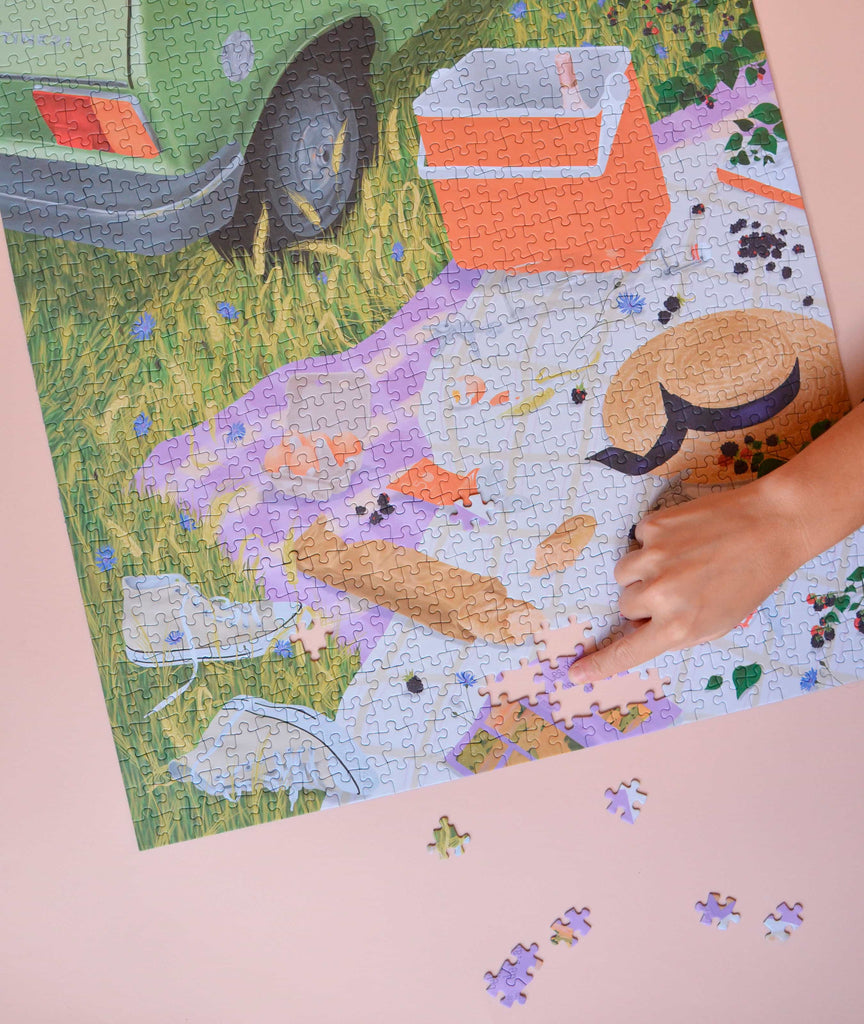 Le casse-croûte - Puzzle 1000 pièces fabriqué en France