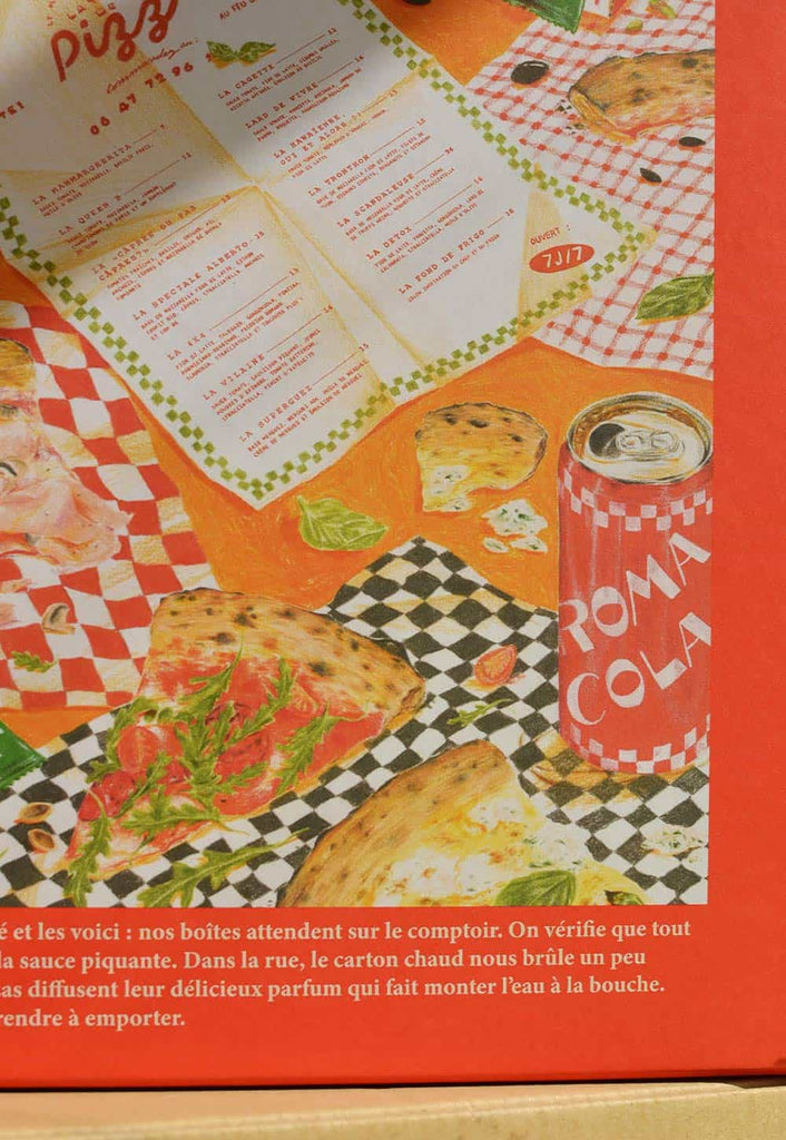 La pizza à emporter - Puzzle 1000 pièces fabriqué en France