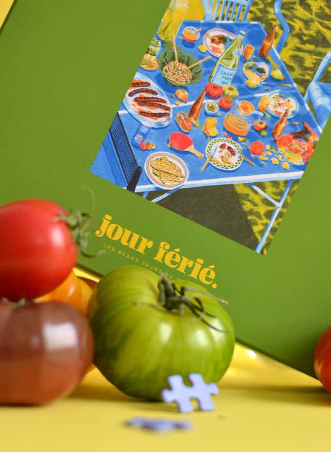 Puzzle 1000 pièces "Manger dehors" - Jour férié