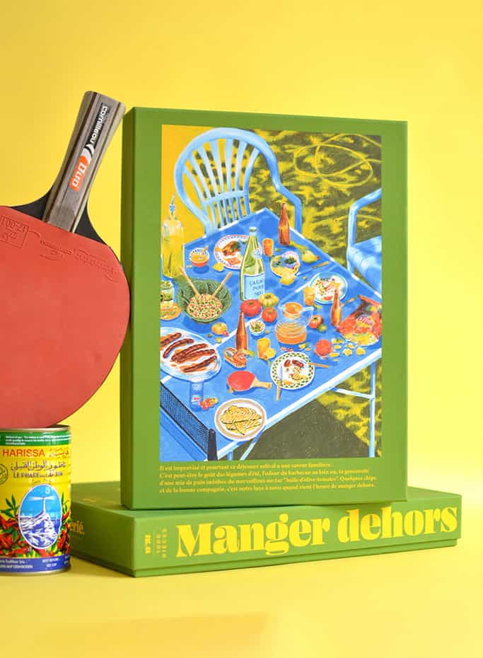 Puzzle 1000 pièces "Manger dehors" - Jour férié