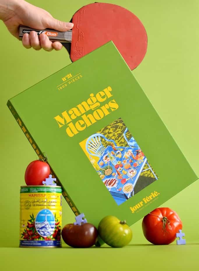 Puzzle 1000 pièces "Manger dehors" - Jour férié