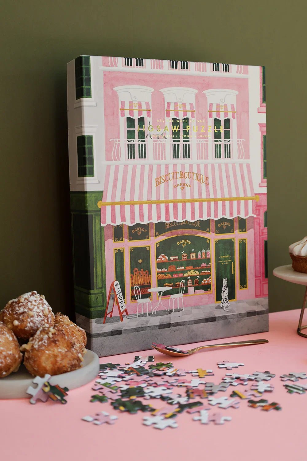 Puzzle 1000 pièces Pink Bakery - All The Ways To Say