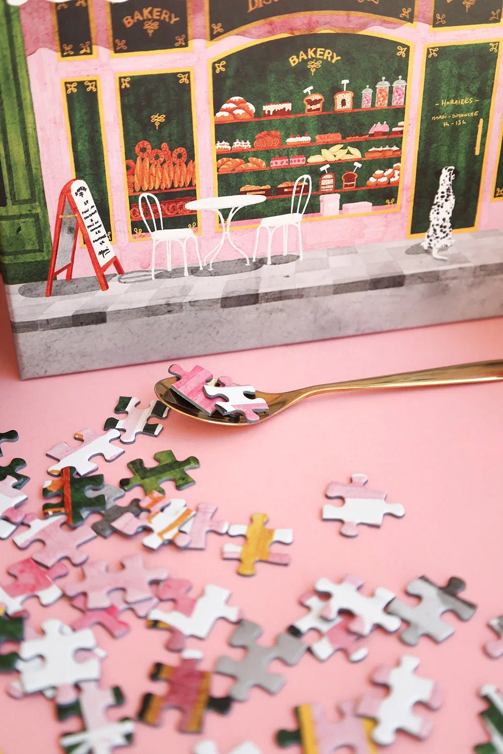Puzzle 1000 pièces Pink Bakery - All The Ways To Say