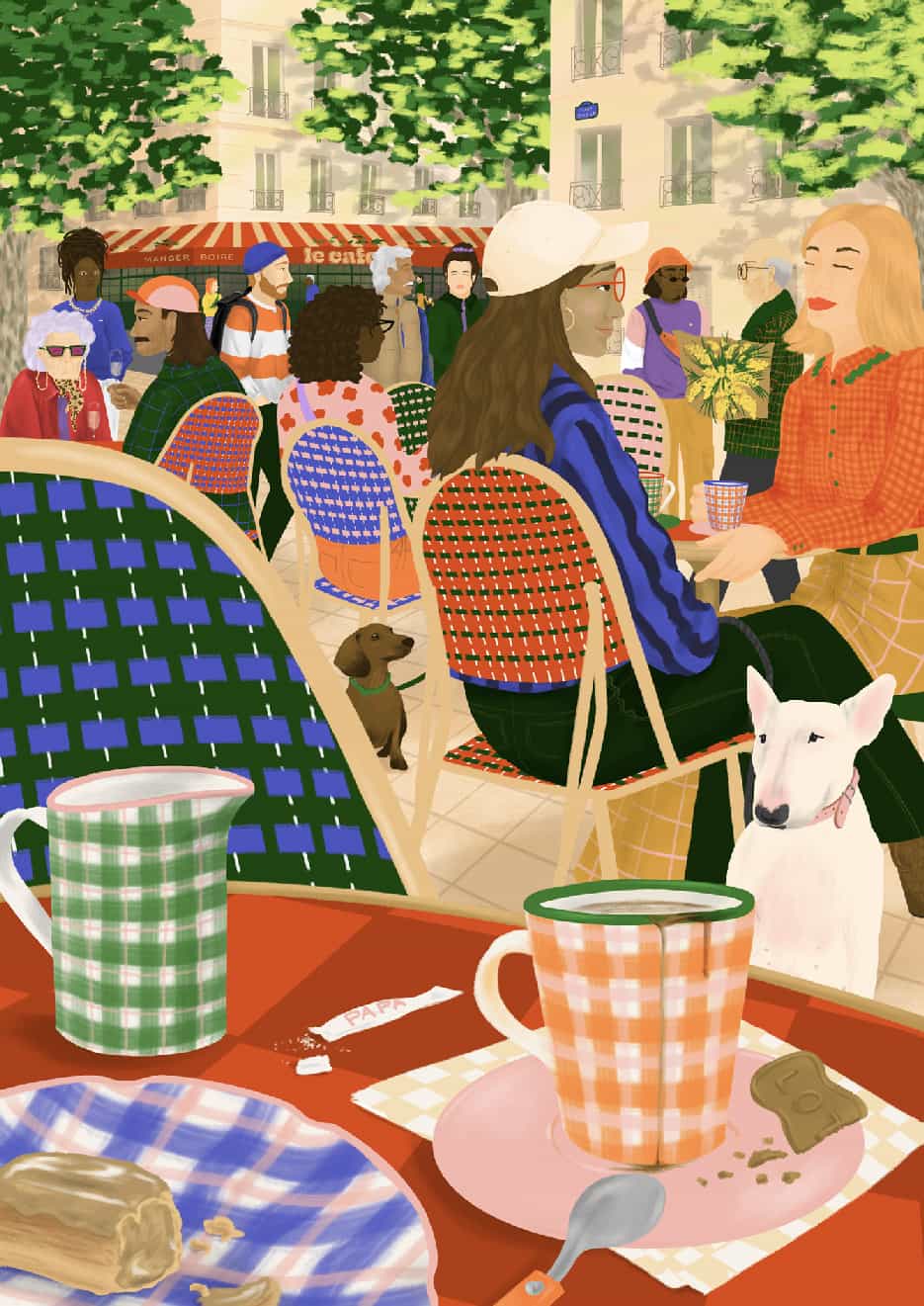 Puzzle 1000 pièces &quot;Regarder les gens&quot; - Jour férié - Lili Margaret