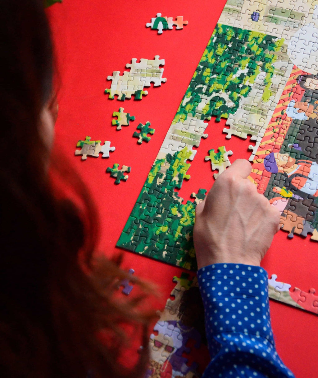 Puzzle 1000 pièces "Regarder les gens" - Jour férié
