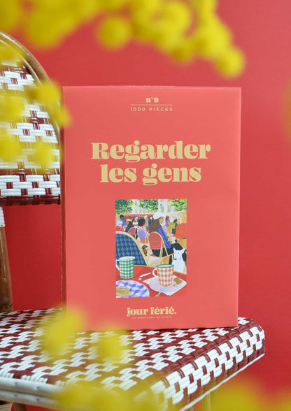 Puzzle 1000 pièces &quot;Regarder les gens&quot; - Jour férié - Lili Margaret